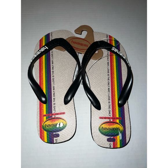 Havaianas flip flops  size 6  Rainbow colors. NWT. Flip flops. - Picture 1 of 3